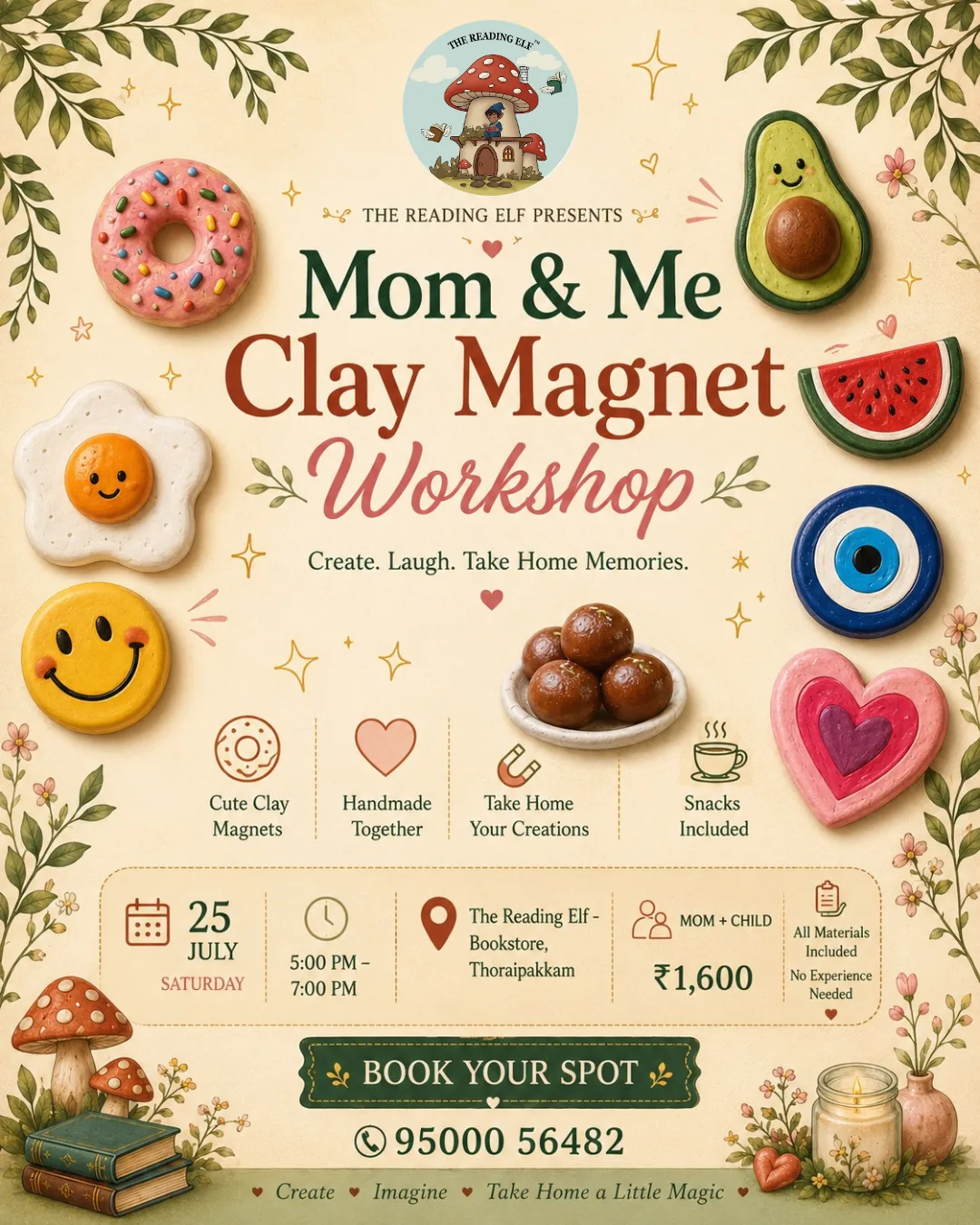 Clay Magnet Making Workshop