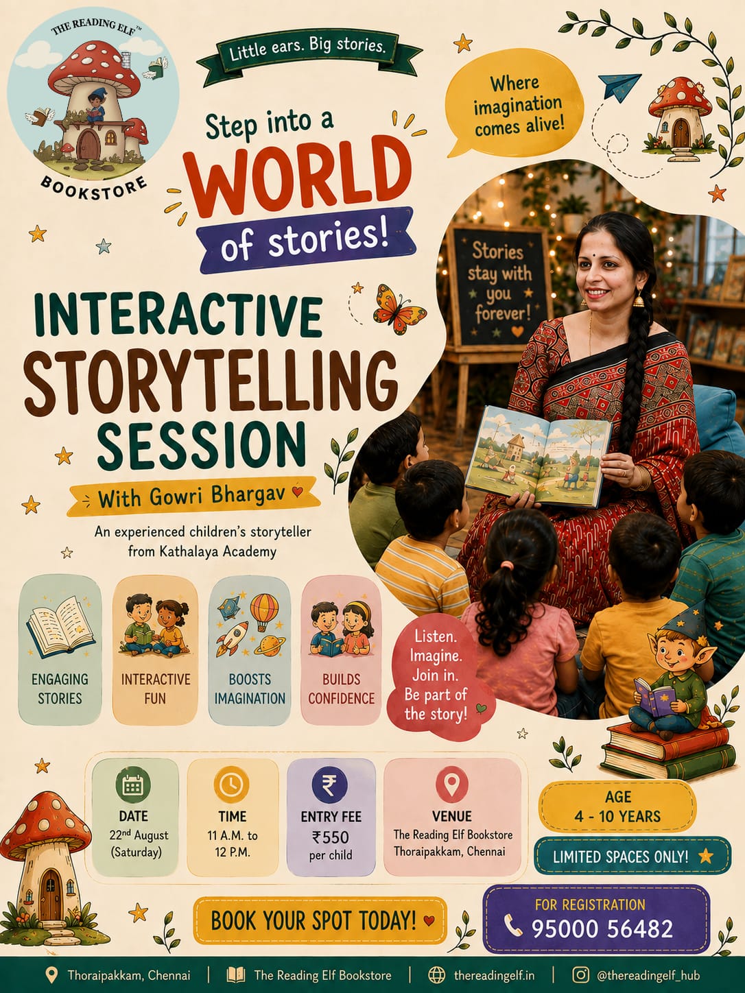 Interactive Storytelling Session with Gowri Bhargav