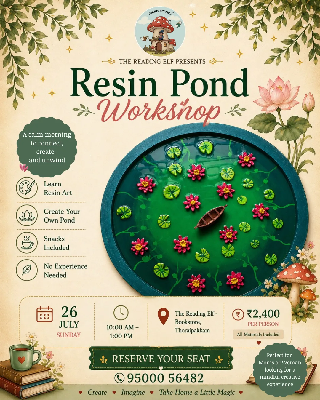 Resin Pond Art Workshop